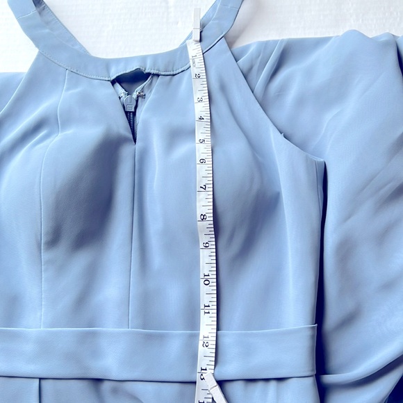 Azazie long blue dress. Size AO - Picture 4 of 9